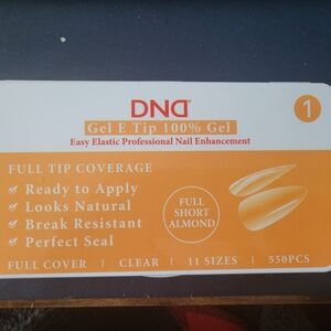 DND Short Almond Nail Tips